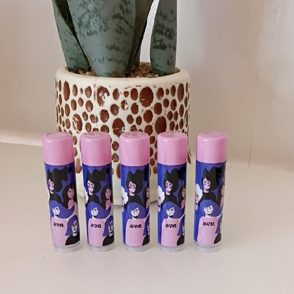 Avon Other - Avon Lip Balm Collection with Pink and Blue Design